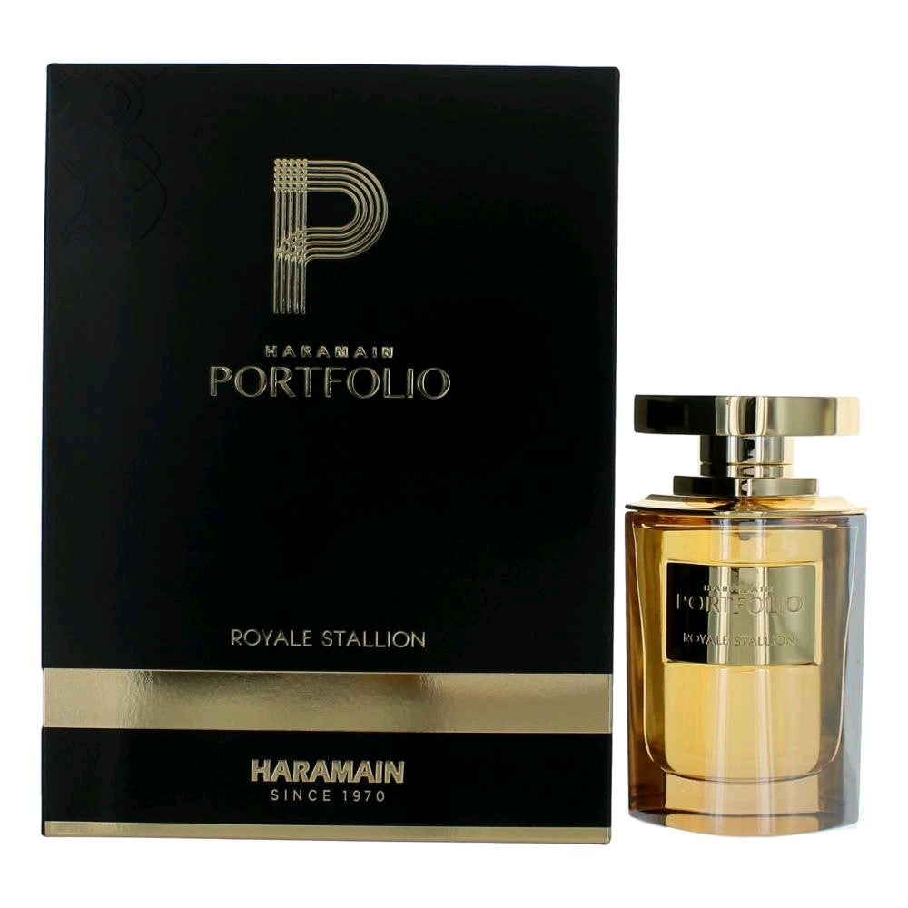Bottle of Portfolio Royale Stallion by Al Haramain, 2.5 oz Eau De Parfum Spray for Unisex
